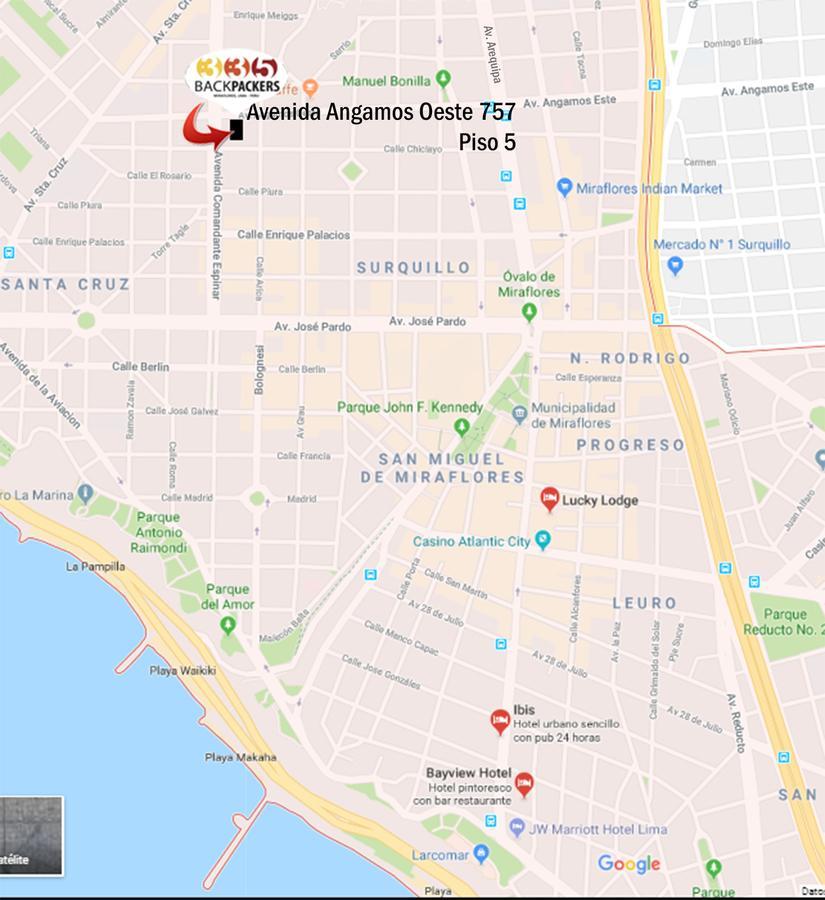 335 Backpackers Hostel Lima Buitenkant foto
